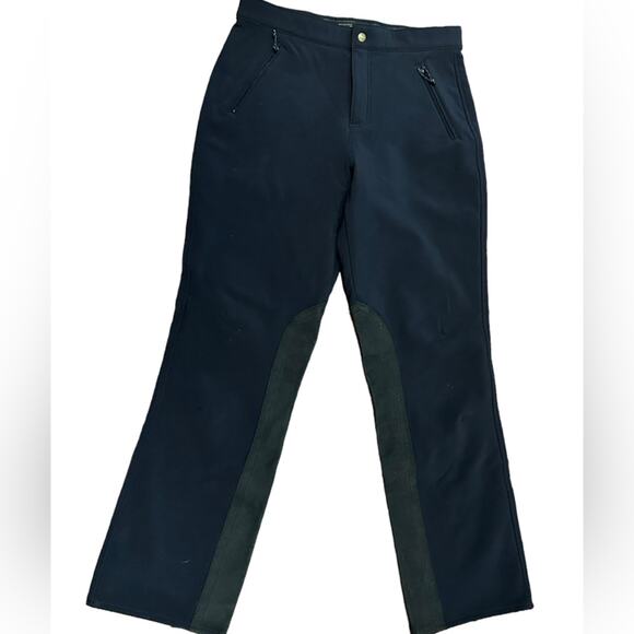 Ariat Womens 30 x 30 Black Riding Pants with Suede Inner Leg and Fleece Interior - Picture 1 of 10